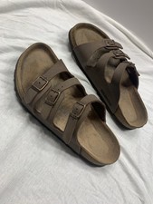 Birkenstock Arizona Brown Leather Sandals with Adjustable Straps