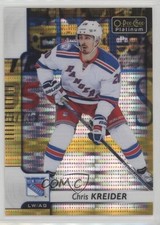 2017-18 O-Pee-Chee Platinum Seismic Gold 40/50 Chris Kreider #41 2d8