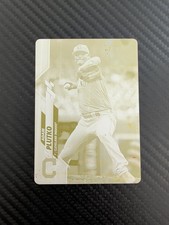 2020 Topps Update Printing Plate Yellow 1/1 #U-294 Adam Plutko - Indians