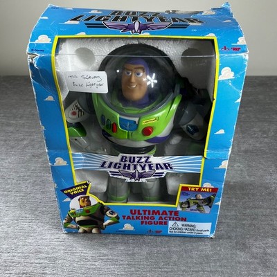 1995 Thinkway Buzz Lightyear Ultimate sprechende Actionfigur Toy Story Originalverpackt