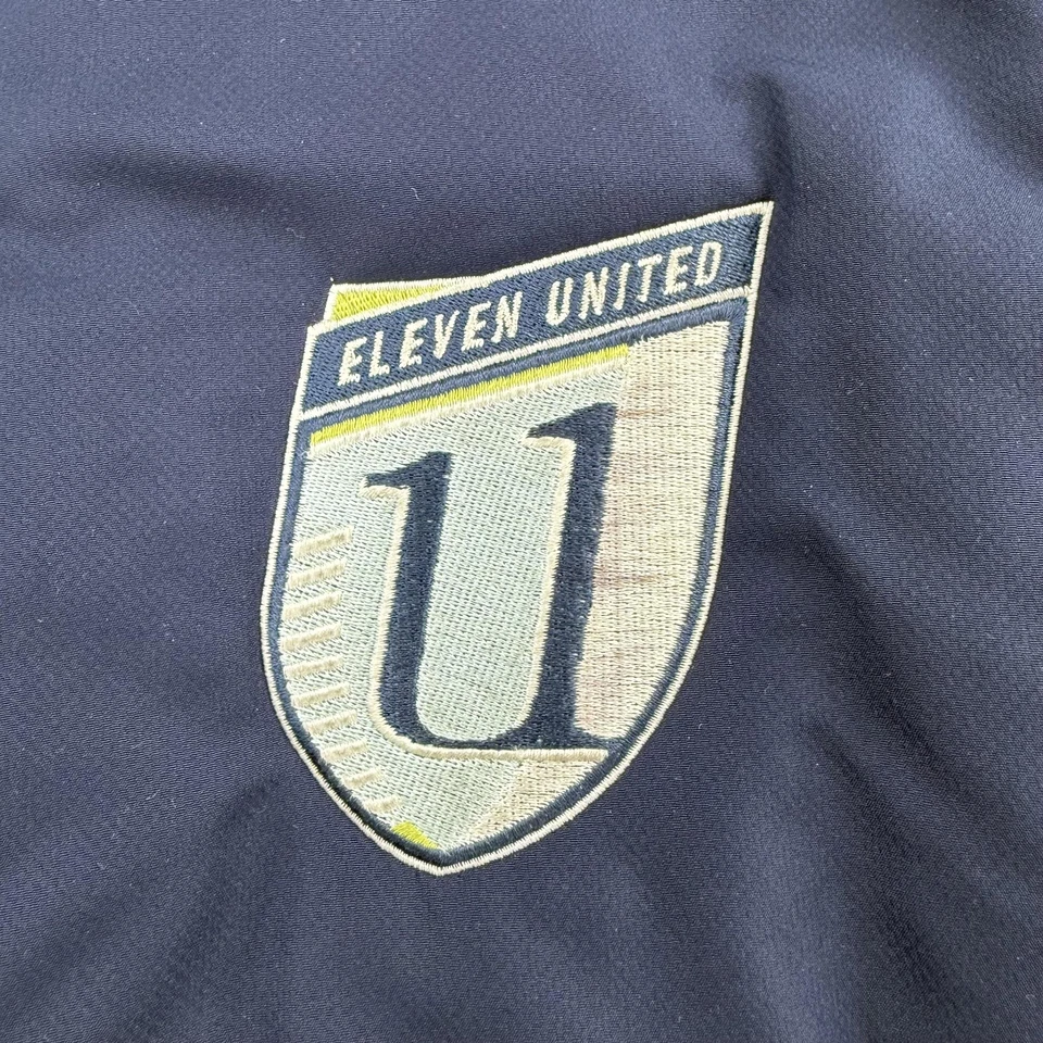 Chaqueta Parka Under Armour ColdGear Puffer Para Hombre Grande Azul Marino Con Capucha Eleven United Foto 3 de 4