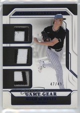 2025 National Treasures Game Gear Swatches Trio Blue 47/49 Noah Schultz sc8