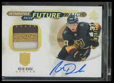 2020-21 SP Authentic #FWAP-RD Reid Duke Limited Future Watch Auto Patch #/100