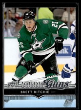 2014-15 Upper Deck Brett Ritchie Rookie Dallas Stars #496