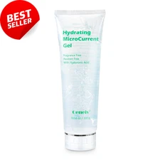 Hydrating Microcurrent Conductive Gel,Fragrance-Free,Hyaluronic Acid,300G Tube