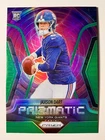 2025 Panini Prizm Prizmatic Jaxson Dart Green Prizm #6 (RC) Giants