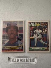 JULIO FRANCO / 1984 DONRUSS #216 / 1992 TOPPS #398
