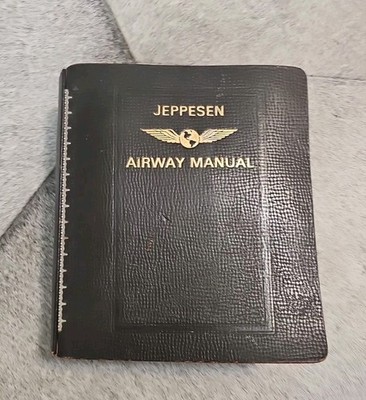 1970 s Jeppesen Airway Manual Binders Aviation Approach Charts Misc.