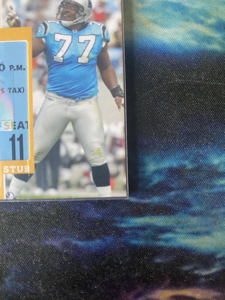 2007 Topps TX Exclusive - Super Bowl Ticket Stubs Autographs Kris Jenkins #SB-KJ - Image 3 of 4