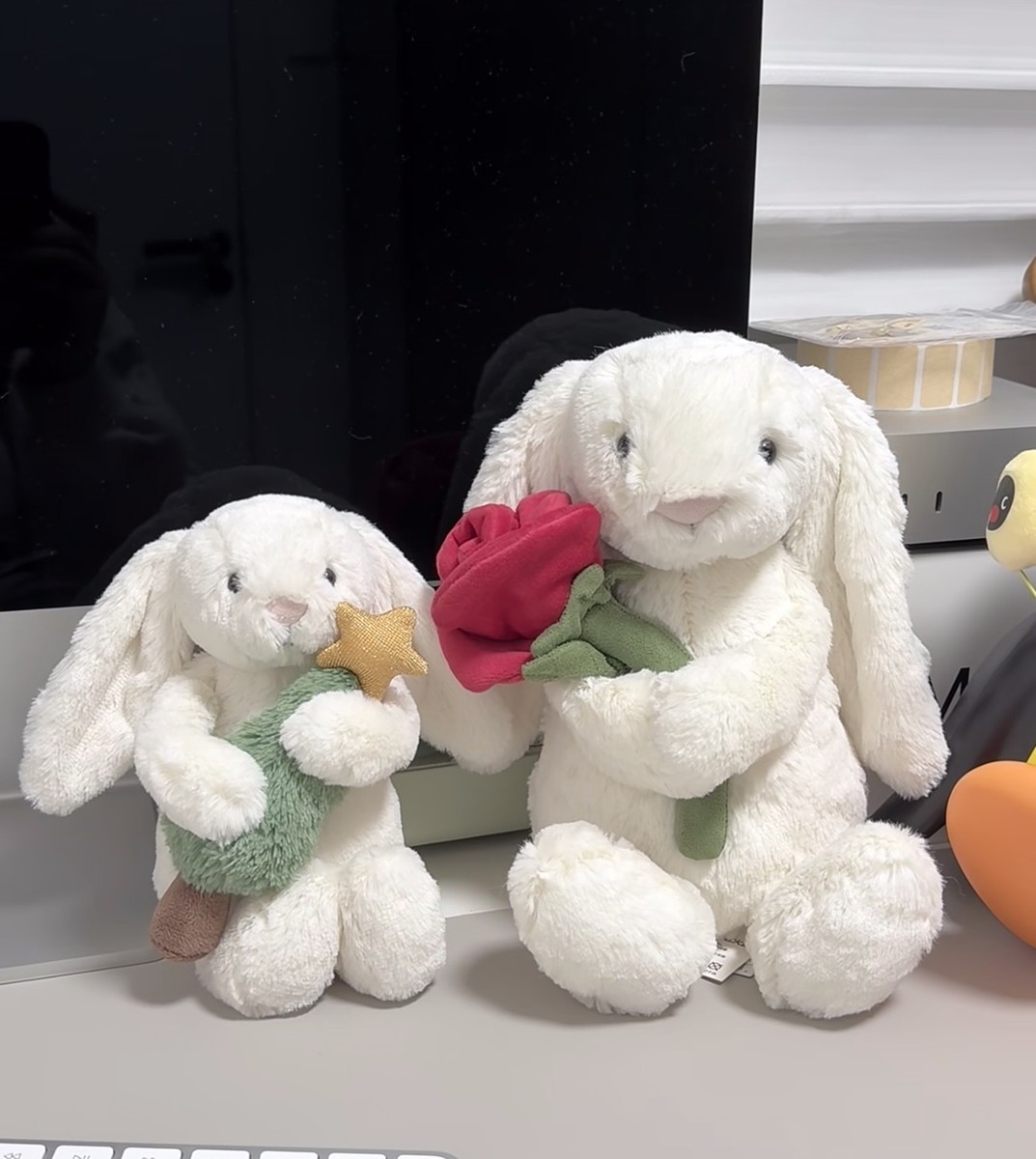 Jellycat Cream Bunny With Rose Valentines collection 2026