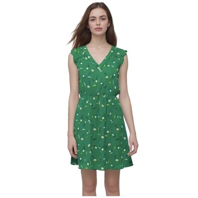 41 Hawthorn Midnight Scallop Detail Dress in Green NWT Petite Size XS