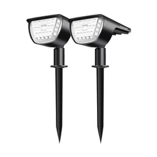 Claoner Solar Spot Lights Outdoor, 3 Lighting Modes IP65 Waterproof... Fast Ship