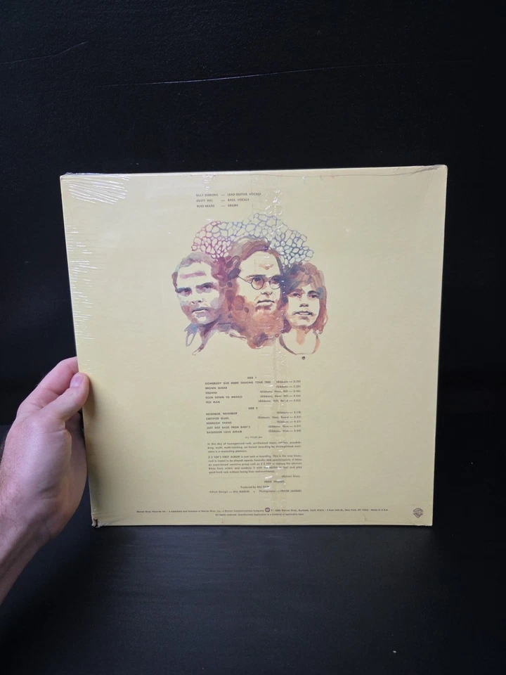 ZZ Top's First Album Lp Vinyl OG 1970s Press SEALED/NEW Old Stock EX/Mint RARE!! - Image 2 of 4