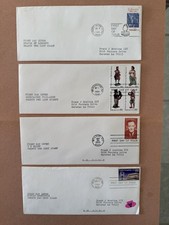 4 - 1986 FDC’s Statue of Liberty, Woodcarving, T.S.Eliot, Public Hospitals