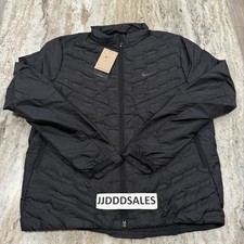 Nike Therma-FIT ADV AeroLoft Repel Down Running Jacket Black Men  s Sz Large-Tall