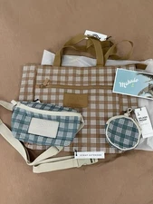 Aloha Collection PALAKA got-To Tote, Mini Hip Pack , Cutie Coin Purse New