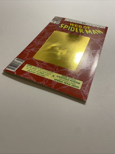 Web of Spider-Man #90 (Marvel Comics 1992) RARE GOLD (2nd Print) NEWSSTAND NM- - Picture 6 of 14