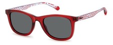 Image of Polaroid Kids Sunglasses PLD 8060/S C9A (M9) Red/Grey Polarized