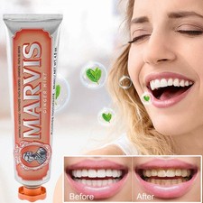 Marvis Authentic Whitening Mint Xylitol Toothpaste New 4.4 OZ 6 Varieties US