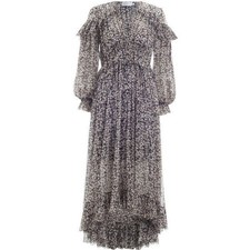 Zimmermann Prima Cherry Frill Midi Dress - Size 0