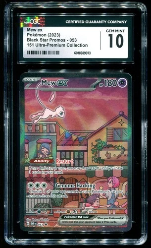 CGC 10 Mew ex 151 Ultra Premium Collection Promo 2023 Pokemon Card #053