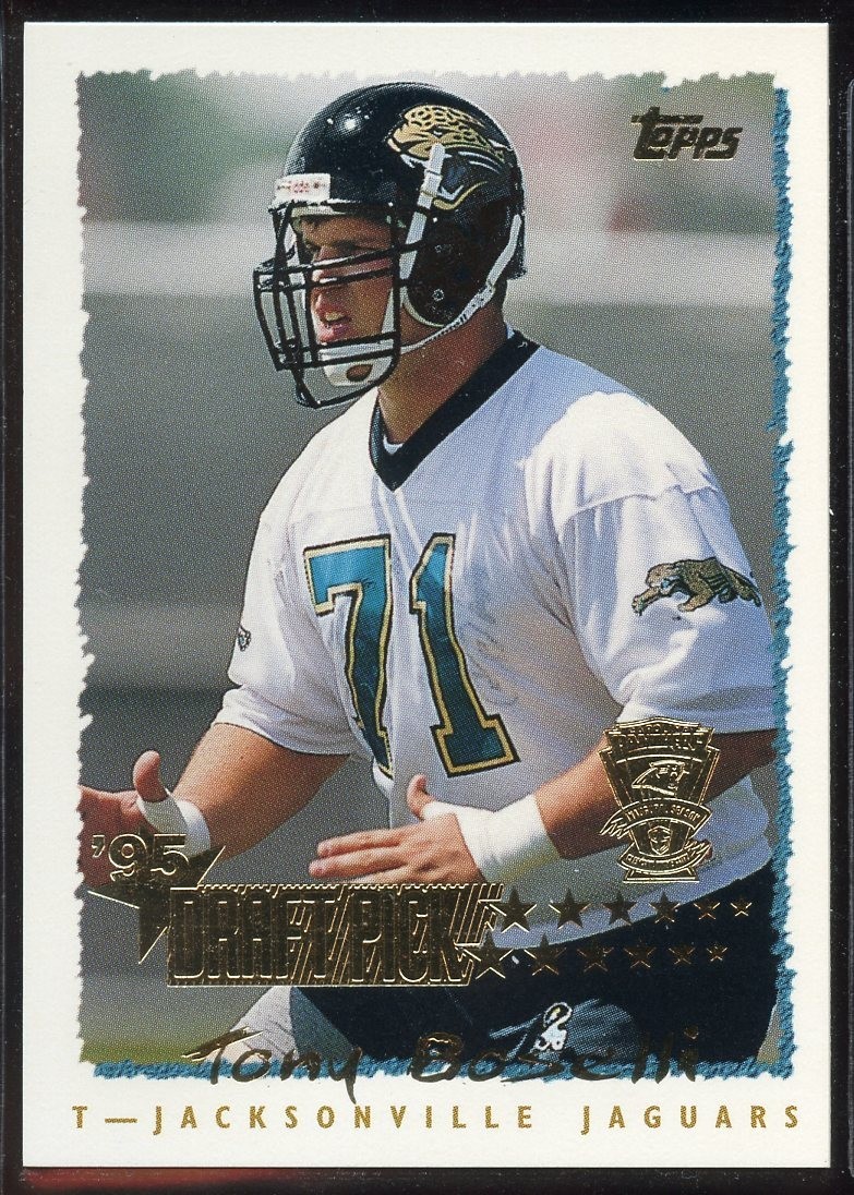 1995 Topps Panthers Inaugural Season Rookie Card - #222 - Tony Boselli - Jaguars