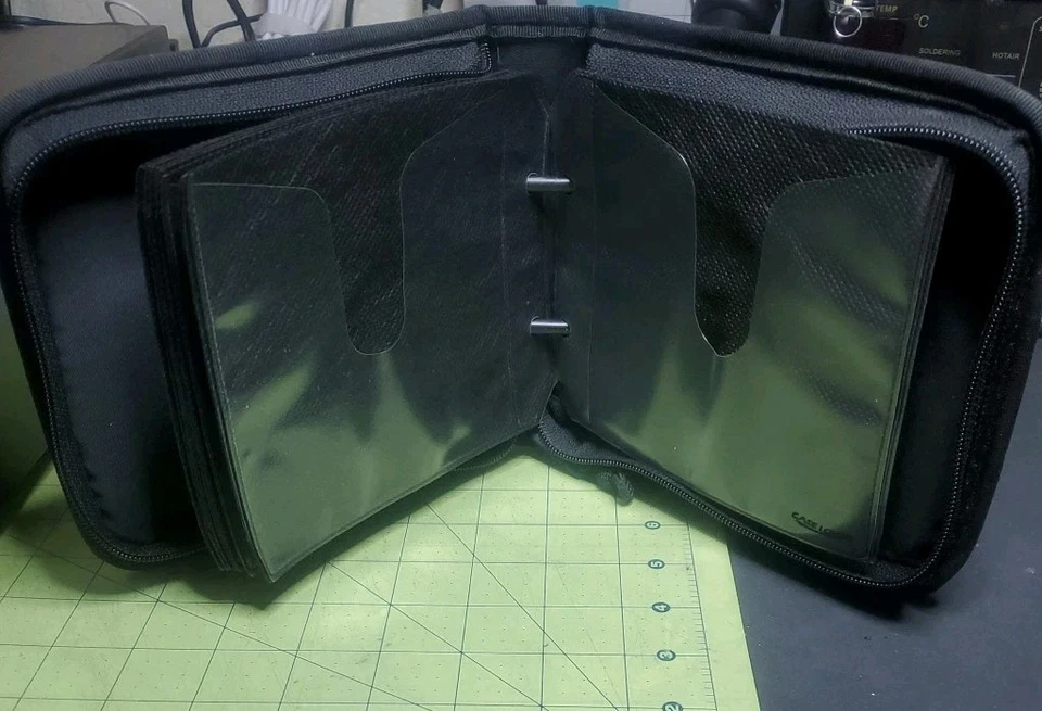 Case Logic Small Black Soft Zip CD DVD Game Holder Wallet 24 Discs  - Image 3 of 3