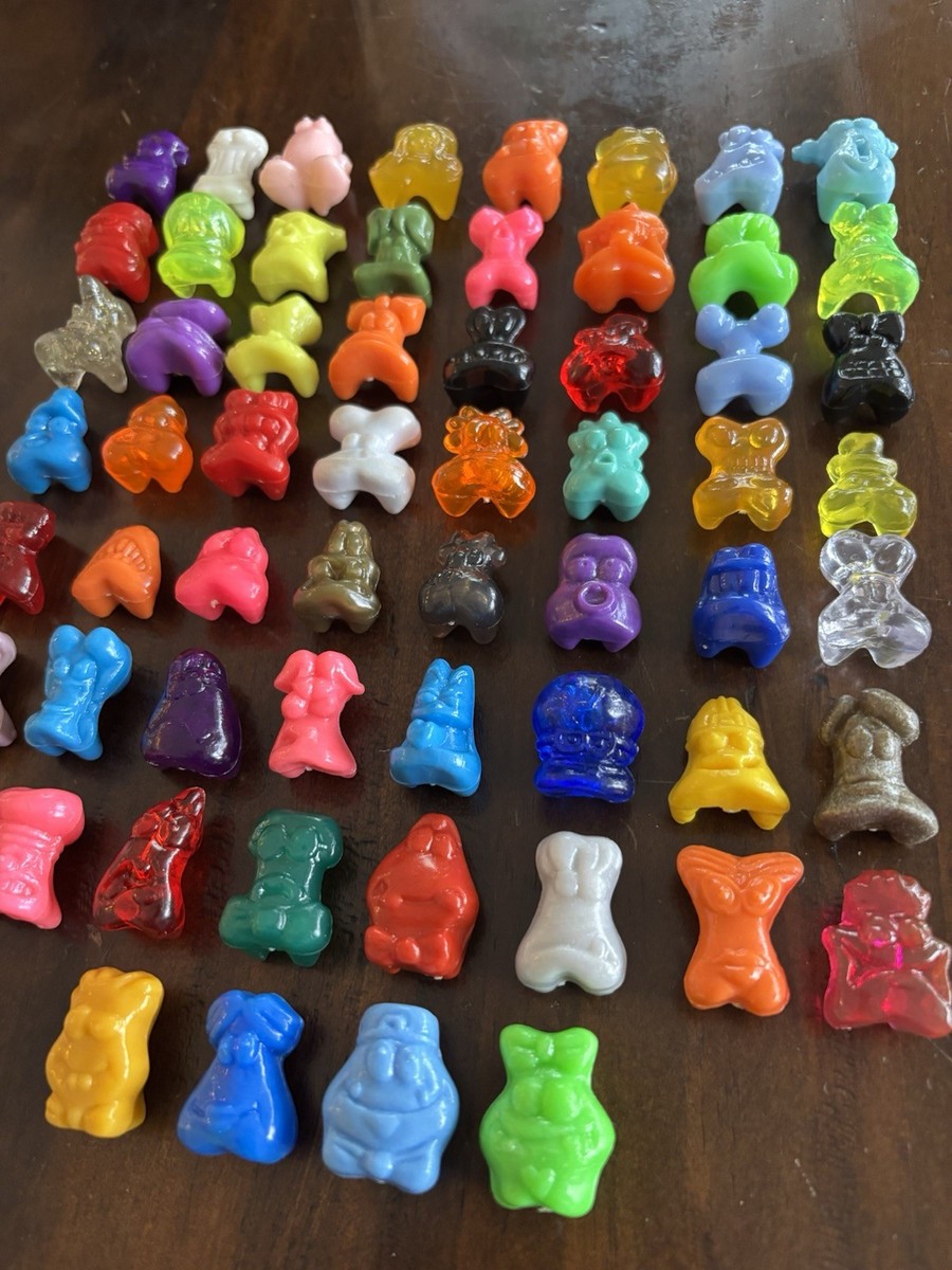 100% Complete Set of 1996 Gogos Crazy Bones w/ Ice Short Neck