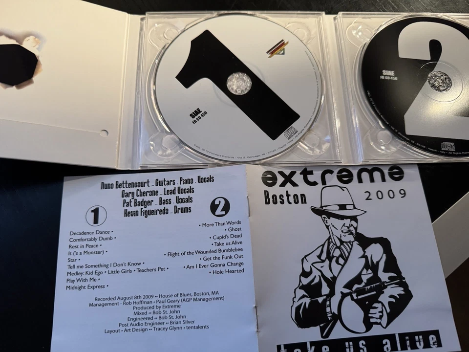 EXTREME - Take Us Alive Boston 2009 (Digipak, USA & Europe 2010) MINT/MINT - Bild 3 von 4