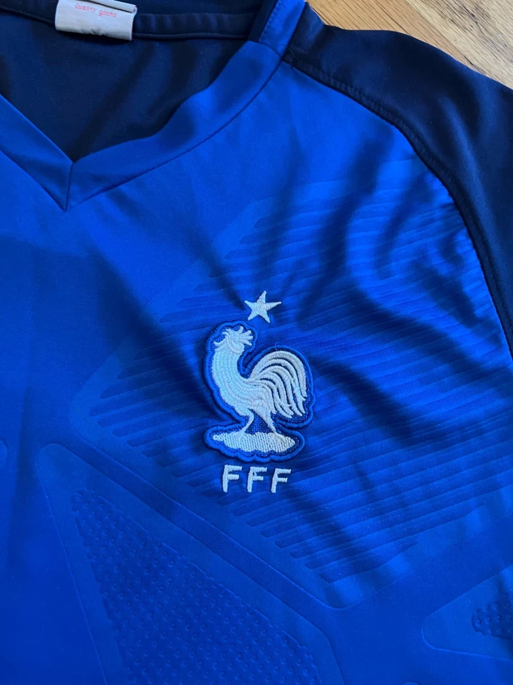 Camiseta deportiva de fútbol local Paul Pogba #15 Francia Eurocopa 2016 talla grande Foto 4 de 4