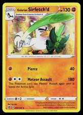 Galarian Sirfetch'd 095/192 Holo Rare You Iribi Rebel Clash Pokemon LP
