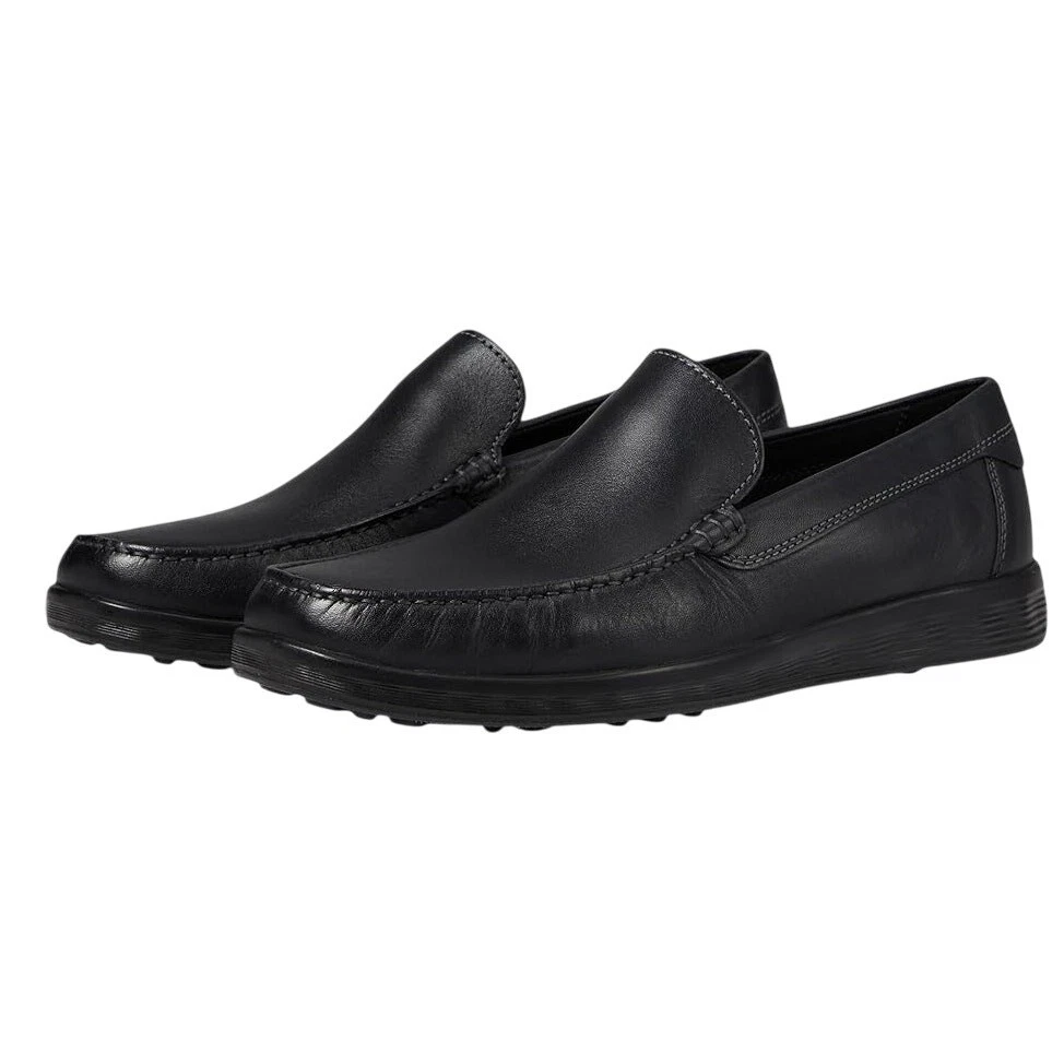 Mocassino classico ECCO uomo S Lite Moc taglia EU 43 US 9 9 5 pelle nero nuovo senza scatola
