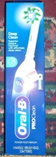 New Oral-B Pro Clean Power Toothbrush ,1 Handle, 1 Brush Head, 2 Batteries 