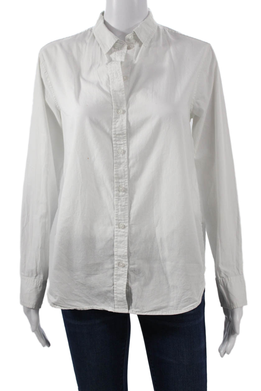 Everlane Women Basic Collared Button-Up Long Slee… - image 1