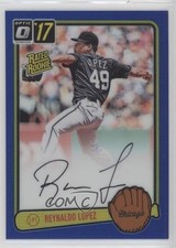 2017 Panini Donruss Optic Blue Prizm 5/5 Reynaldo Lopez #1983-RL Auto 0g4