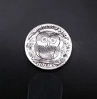 Hand Engraved Buffalo Nickel – Owl on Reverse - Hobo Nickel Coin Carving