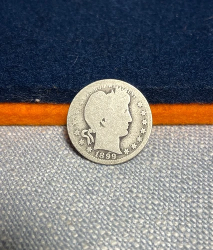 (#101907) Barber Quarter: 1899 O.  AG/G.  Better date!