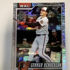 Topps 2026 Series 1 Gunnar Henderson #46 Baltimore Orioles Opening Day Parallel