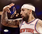 NEW YORK KNICKS JOSE ALVARADO SIGNED AUTO 8x10 PHOTO WITH JSA CERTIFIED!!!!