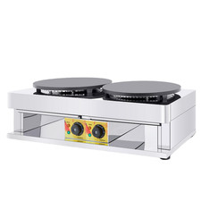 Commercial Double-Head Crepe Maker &ndash; Jianbing Pancake Machine Street Food