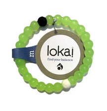 Pulsera Lokai verde lima claro mediana