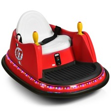 6V Kids Ride On Bumper Car Vehicle 360  Spin Race Toy w/ Remote Control Red