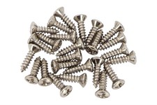 3 X 3/8" 9.5mm Pickguard/Backplate screws for Gibson guitars Qty 25 - Nickel