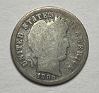 1895-P Barber Dime - Key Date 10C; Nice Details; Y057