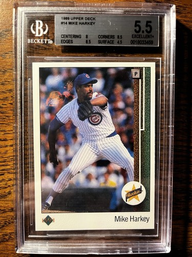 1989 Mike Harkey [Star Rookie] #14