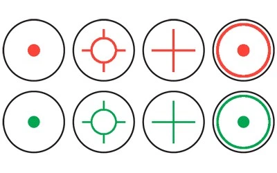 Mira Konus MR, punto rojo, 1X35 mm, tubo de 35 mm, 4 MOA punto rojo/verde, negro mate Fi Foto 4 de 4