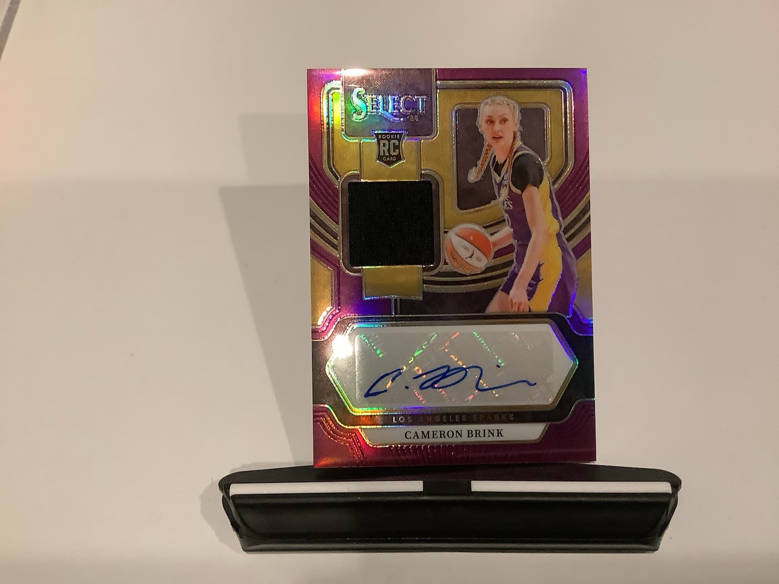 2024 Panini Select WNBA - Cameron Brink Purple Autograph Memorabilia RC 87/99