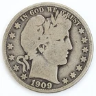 1909-O Barber Half Dollar G/VG 50c Silver