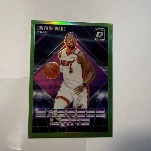 2018/19 Panini Donruss Optic Dwyane Wade #/149 Lime Green Prizm Express Lane #14