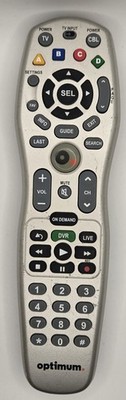 Cablevision Optimum Model URC-2464B00 Universal Remote Control TESTED
